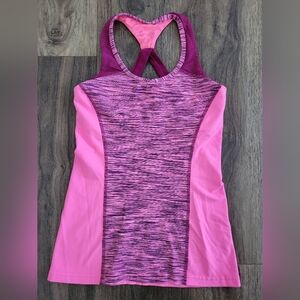 Pink and Purple Athletic Tank Top